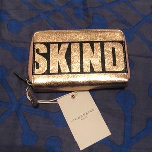 Liebeskind rose gold wallet!